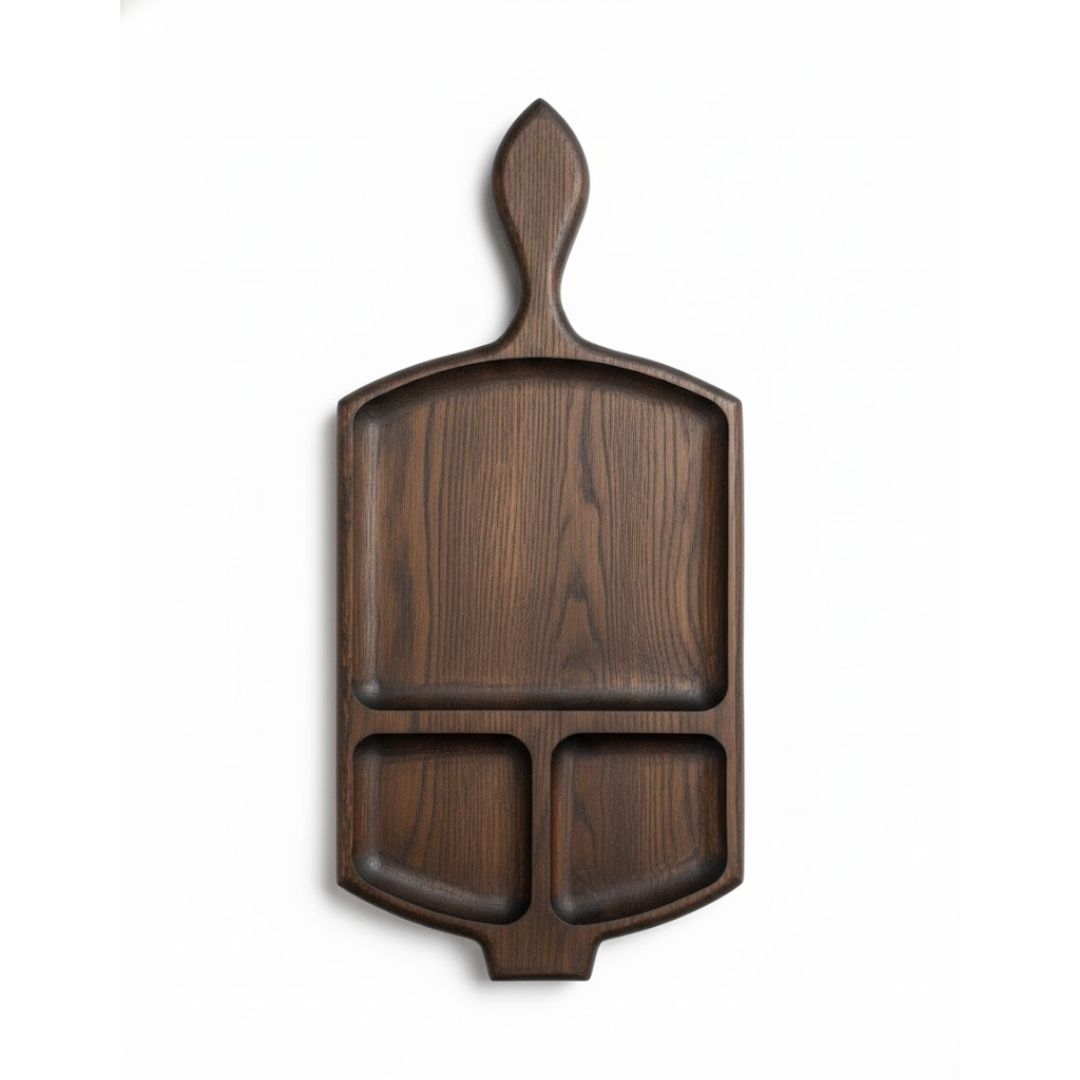 Handle Cavity Platter for Elegant Entertaining